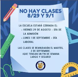 No School spanish